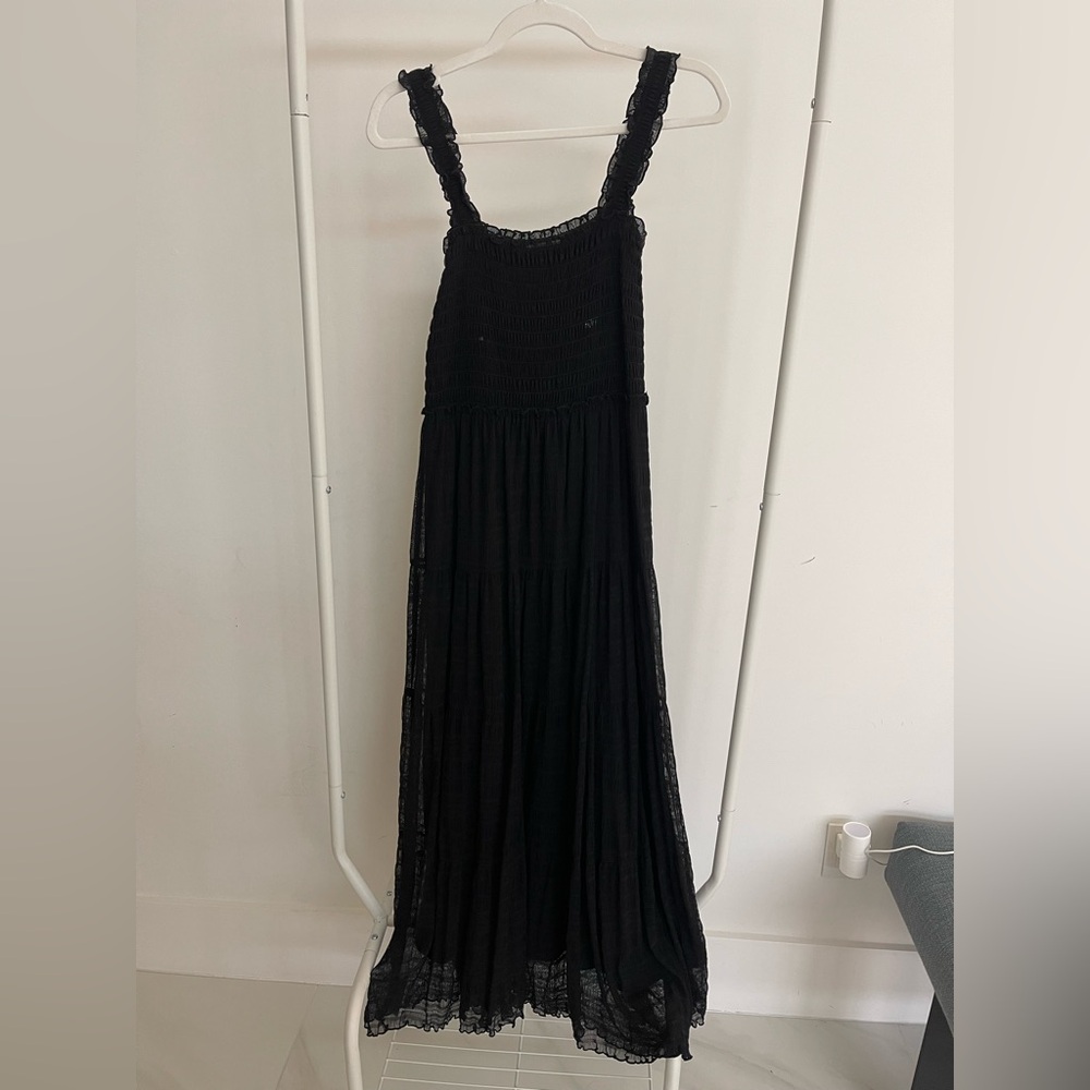 Max Studio Black Sleeveless Maxi Dress